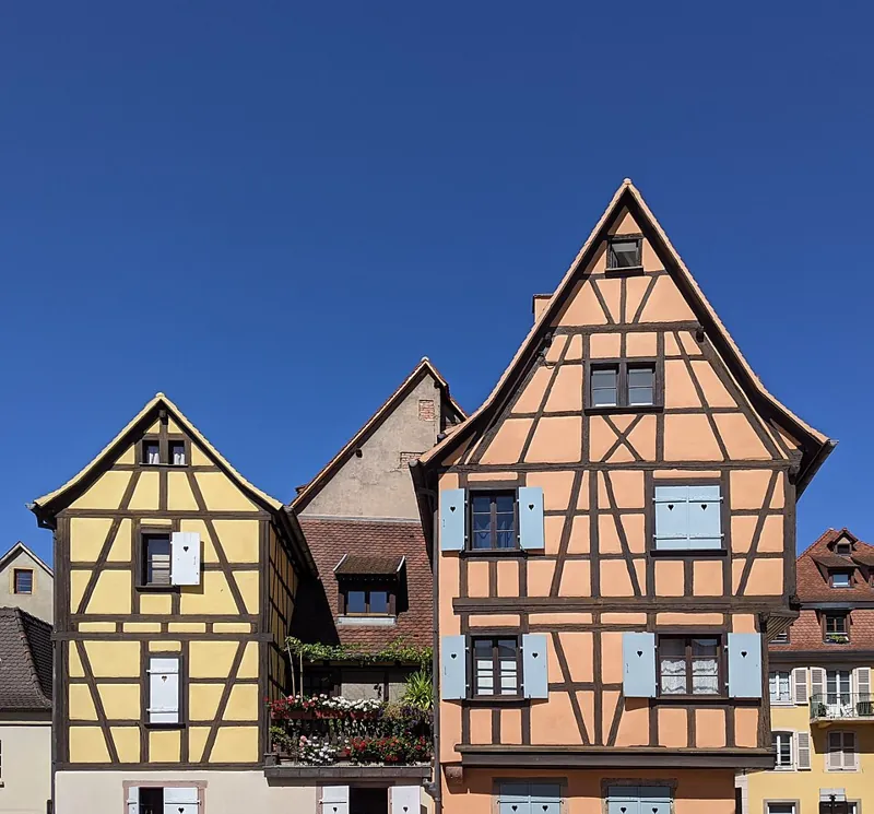 Maisons à colombages à Colmar, dans le Haut-Rhin
